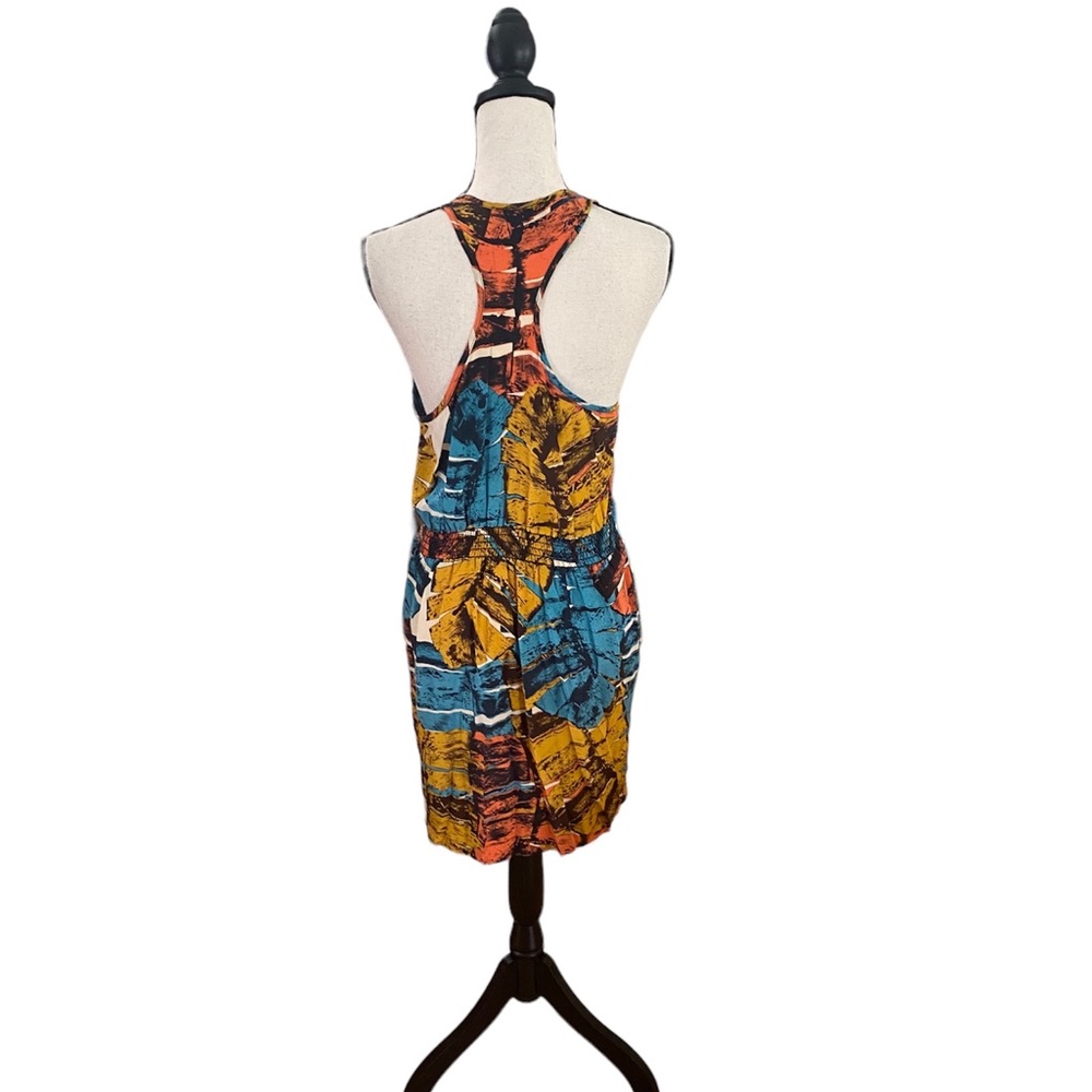 V Neck Print Mini Dress - Picture 2 of 2